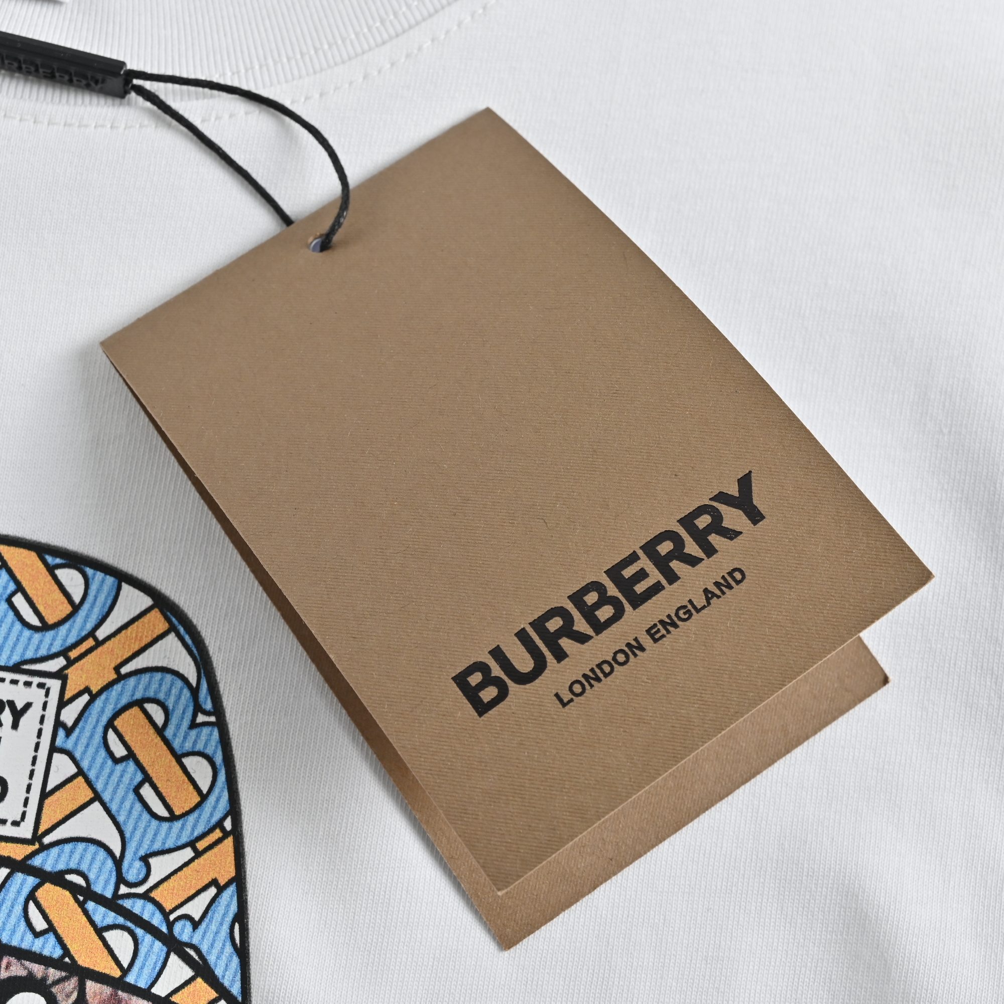 Burberry/巴宝莉 23ss 前后小熊印花短袖  数码直喷印花