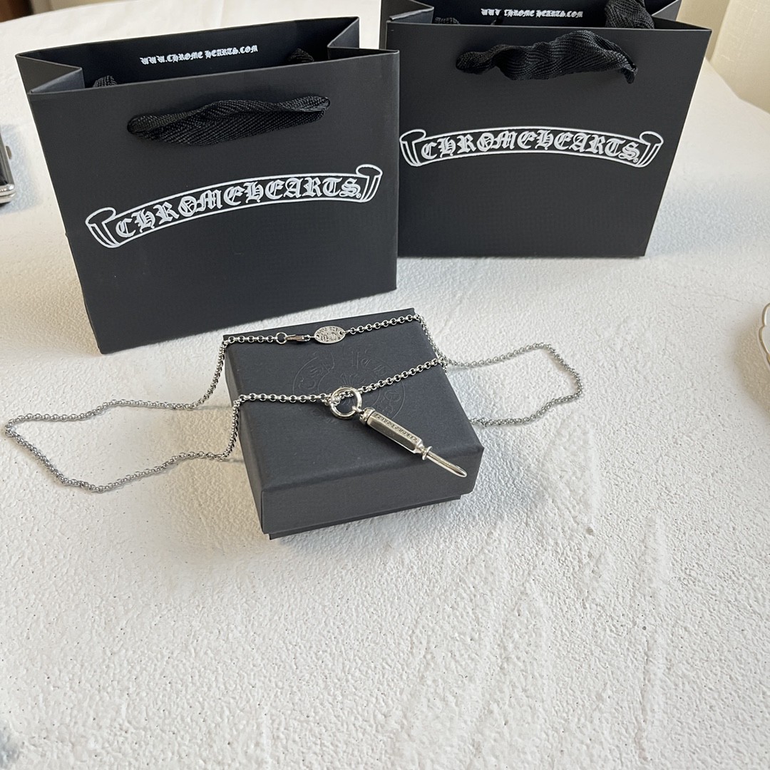 Chrome Hearts Chorme Hearts 克罗心 螺丝刀梵文吊坠项链