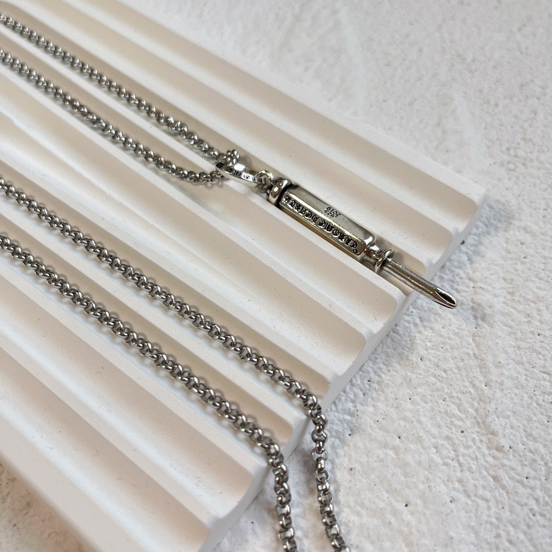 Chrome Hearts Chorme Hearts 克罗心 螺丝刀梵文吊坠项链