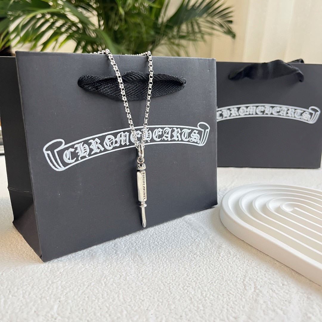 Chrome Hearts Chorme Hearts 克罗心 螺丝刀梵文吊坠项链