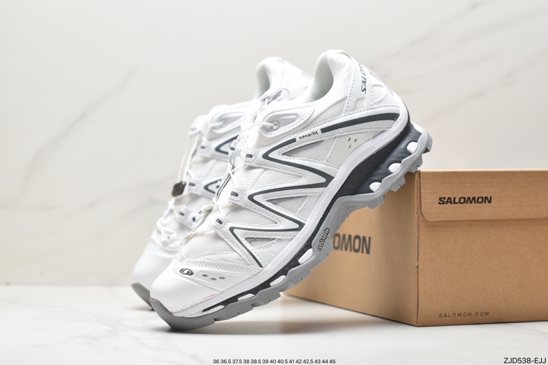 Salomon/Salomon XT-Quest ADV ”White” XT Explorer series trendy off-road machine running shoes ”white gray black” 410523