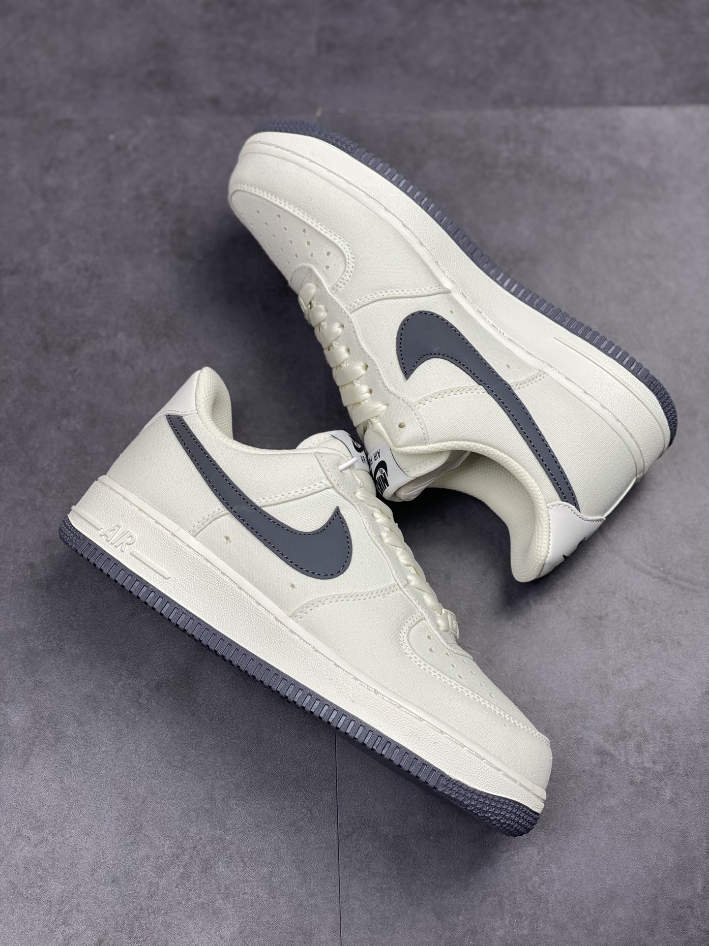 Nike Air Force 1 Low 07 米灰深蓝丹宁布 DG2296-007
