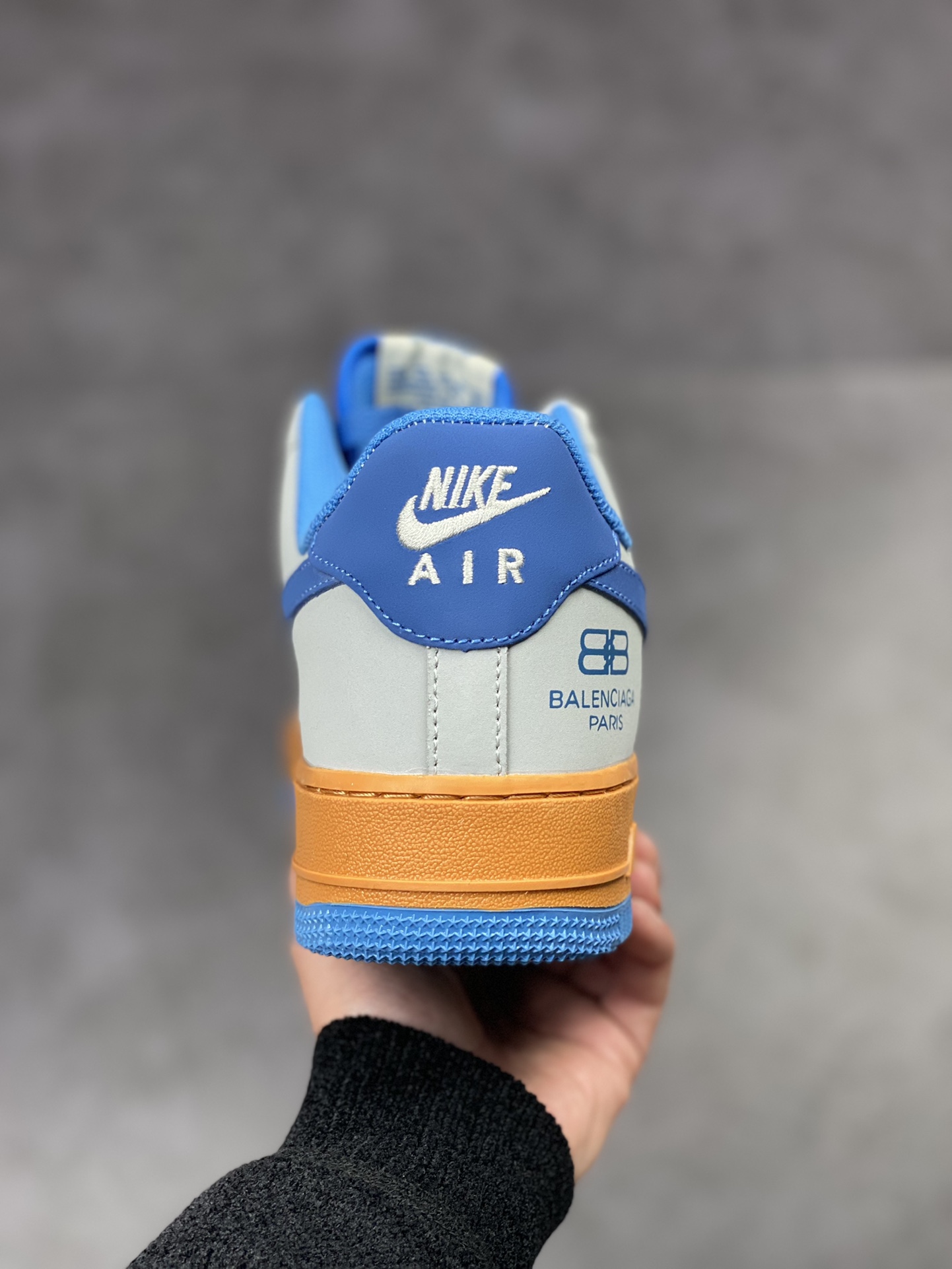 Nike Air Force 1 Low 07 巴黎世家联名-深空灰蓝315122-012