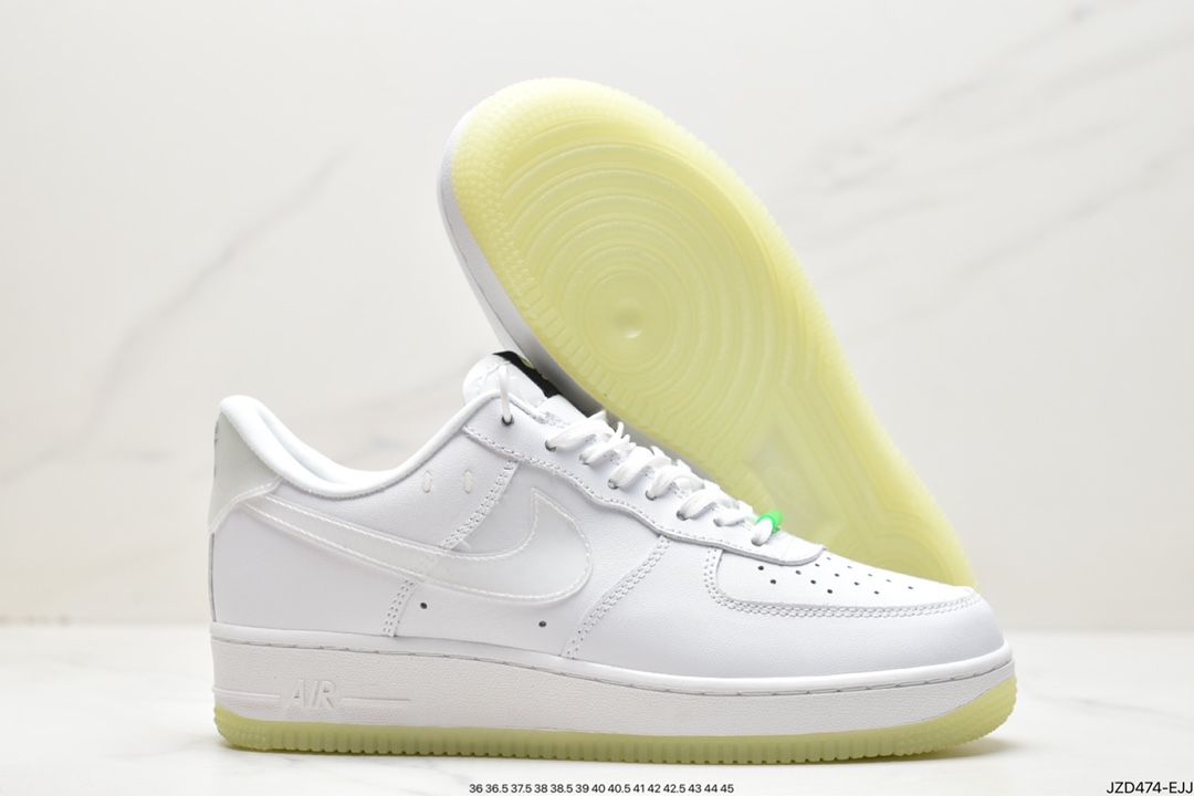 耐克 Nike Air Force 1 Low “Have A Nike Day”笑脸夜光空军一号低帮休闲板鞋CT3228-100
