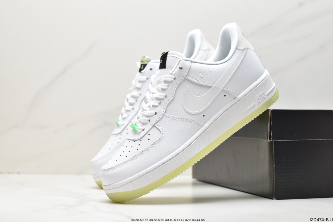 耐克 Nike Air Force 1 Low “Have A Nike Day”笑脸夜光空军一号低帮休闲板鞋CT3228-100