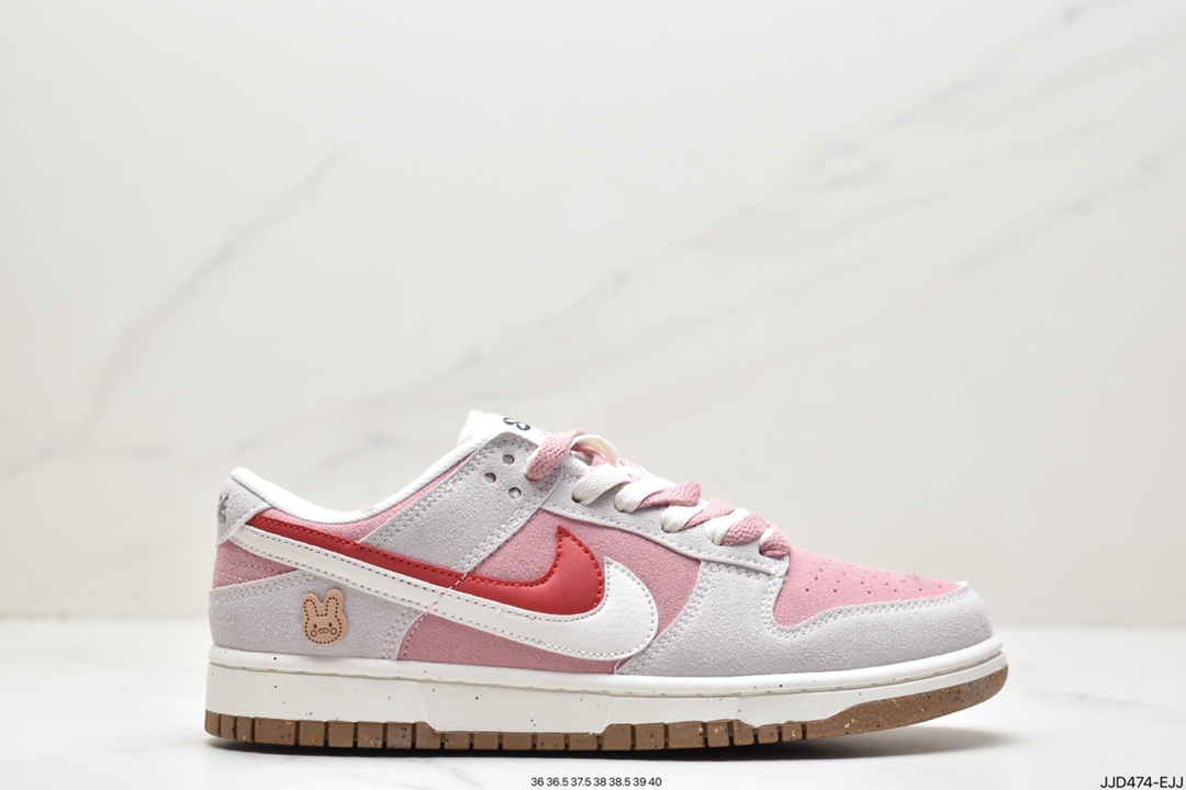 耐克Nike SB Dunk Low Pro 复古低帮 头层皮 休闲运动滑板板鞋DD9457-100