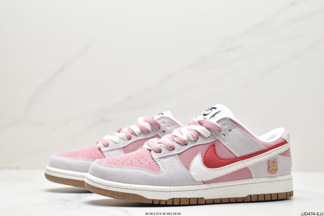 耐克Nike SB Dunk Low Pro 复古低帮 头层皮 休闲运动滑板板鞋DD9457-100
