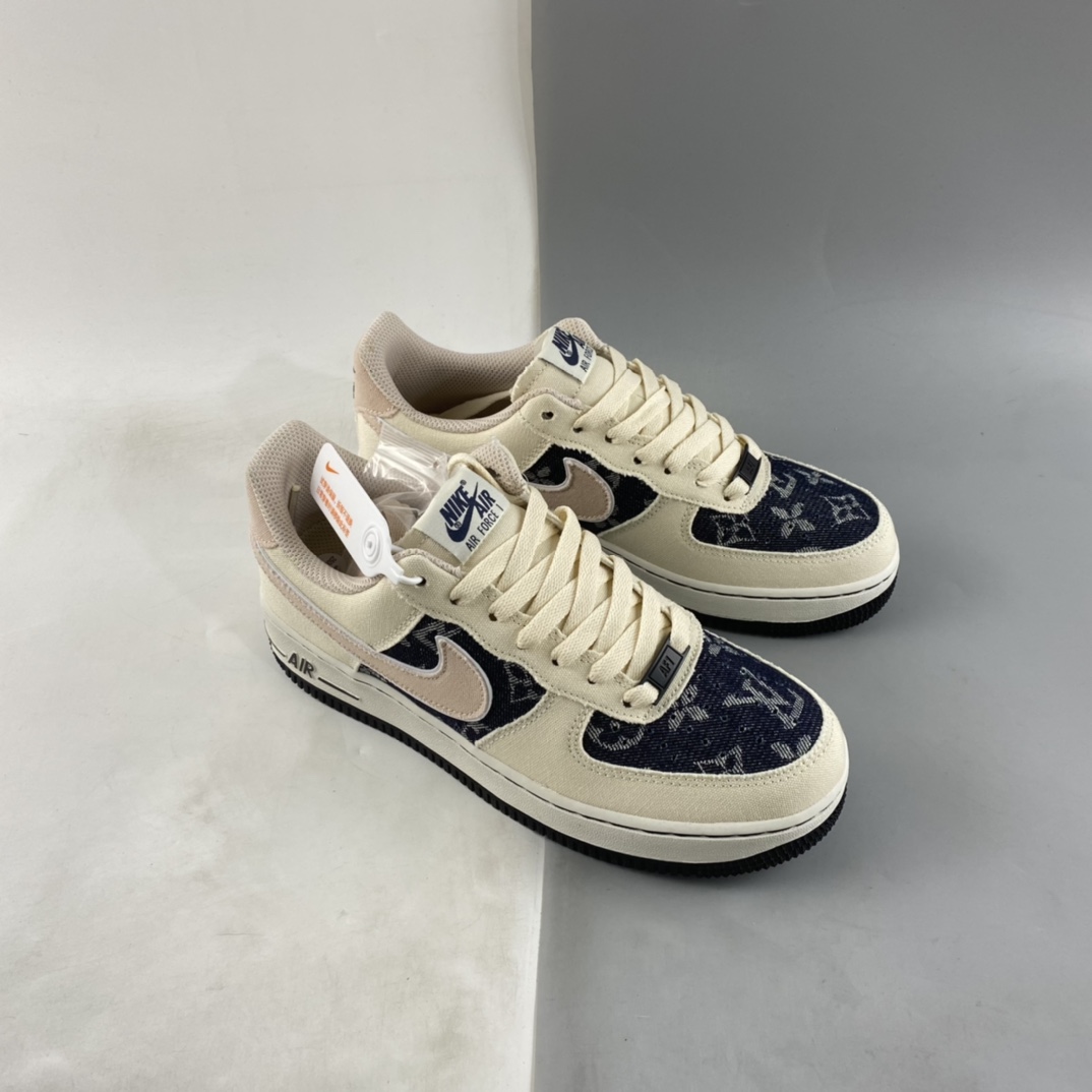 Nike Air Force 1'07 Low 印花拼接 空军一号帆布低帮休闲板鞋 315122-667