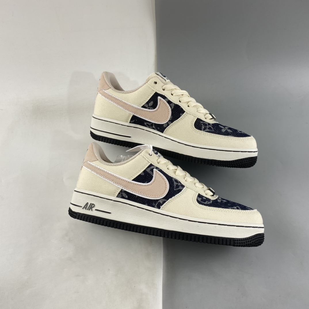 Nike Air Force 1'07 Low 印花拼接 空军一号帆布低帮休闲板鞋 315122-667