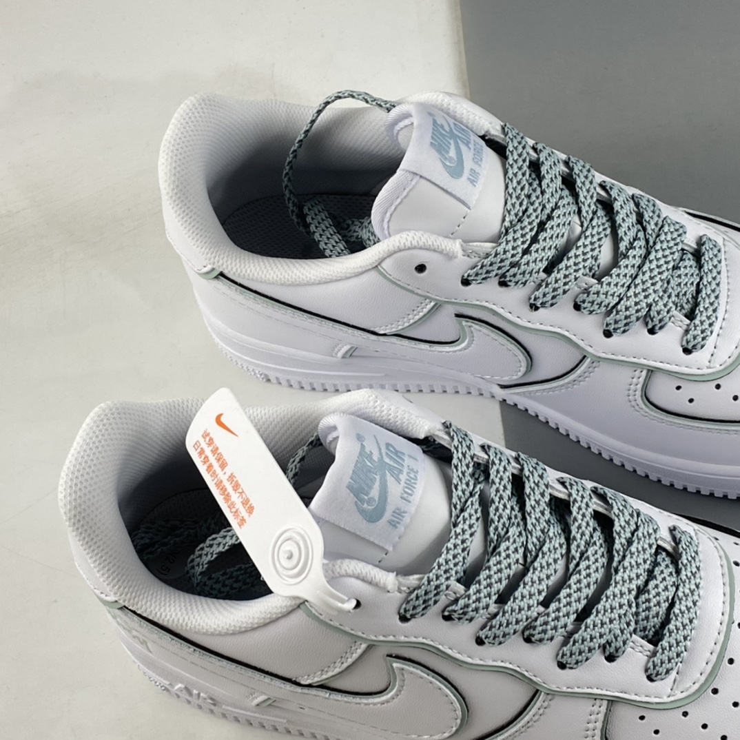 Stussy x Nike Air Force 1 Low 斯图西联名 冰蓝炫彩反光 DT0617-029