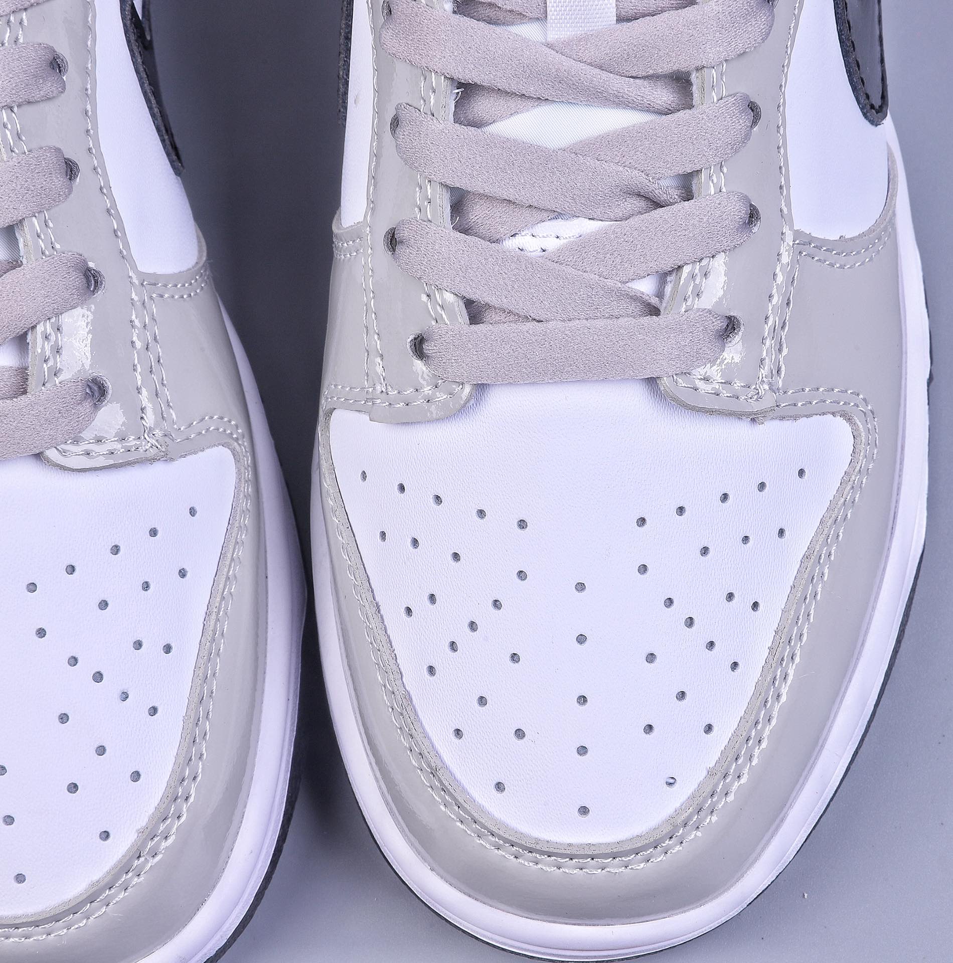200 Nike Dunk Low ”Light Iron Ore” 漆皮灰 SB低帮运动休闲板鞋 DQ7576-001