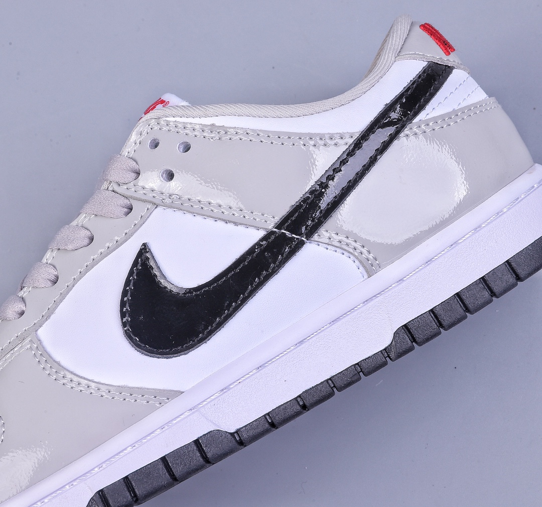 200 Nike Dunk Low ”Light Iron Ore” 漆皮灰 SB低帮运动休闲板鞋 DQ7576-001