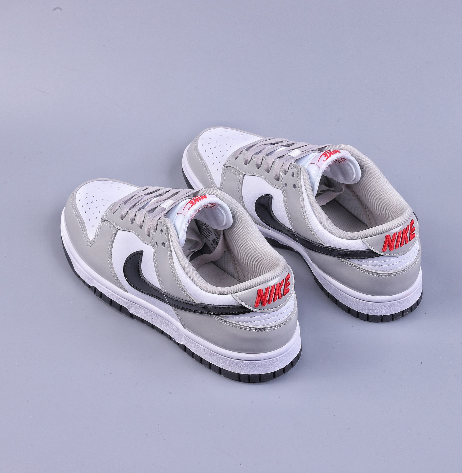 200 Nike Dunk Low ”Light Iron Ore” 漆皮灰 SB低帮运动休闲板鞋 DQ7576-001