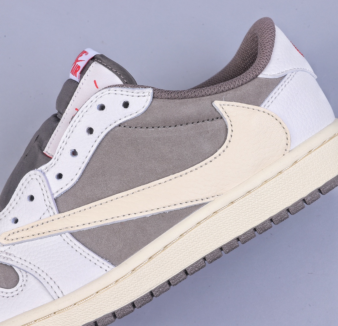 280 神版Travis Scott x Air Jordan 1 Low OG AJ1 乔1闪电倒勾低帮 DM7866-140
