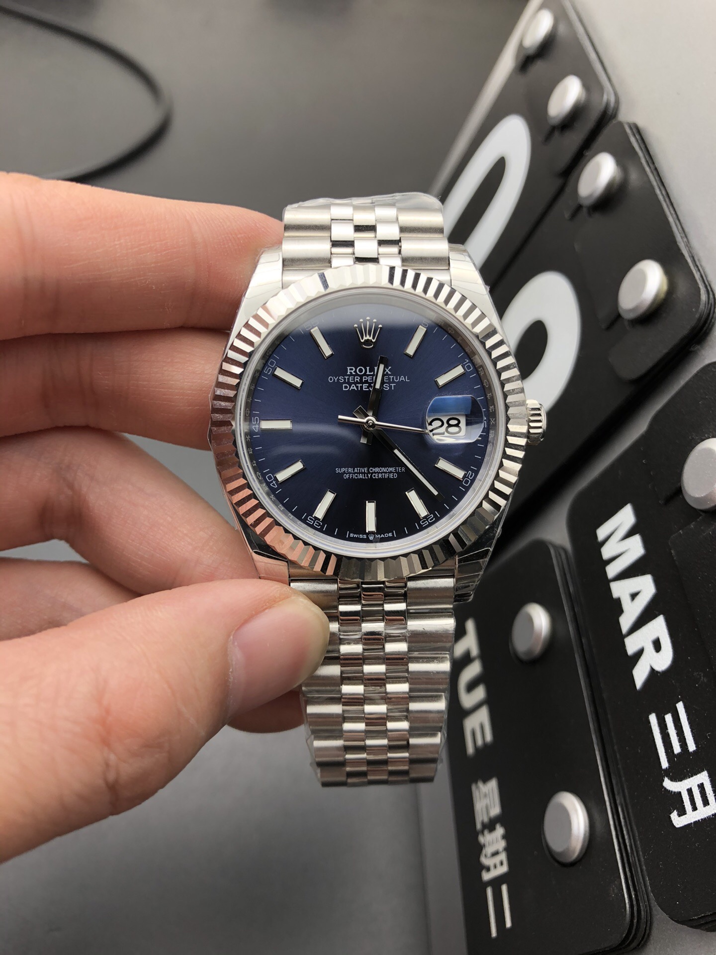 ROLEX 롤렉스 블루 데이트저스트 - 최고급 품질
