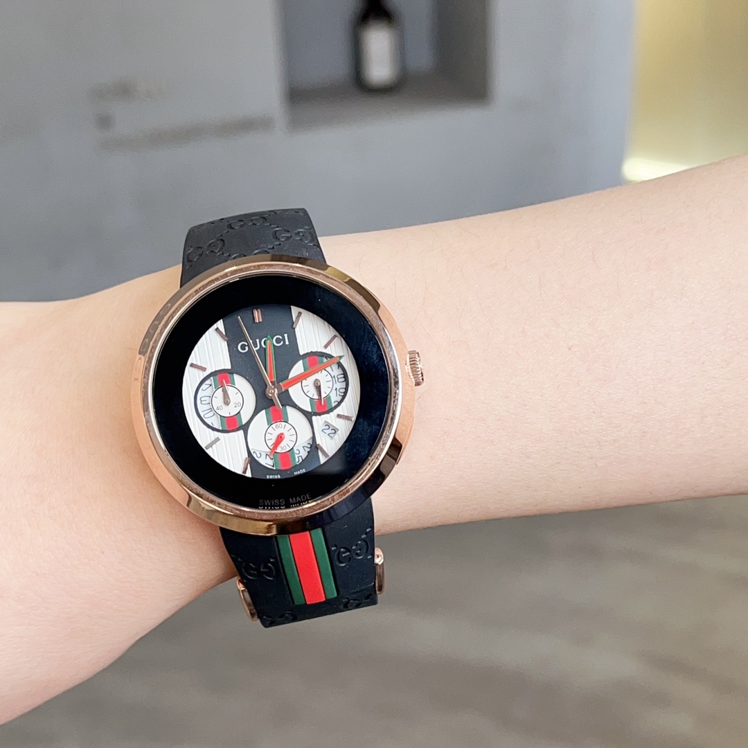 Gucchi Gucci Neutral Tape Series Wristwatch: Stylish, Durable, and Fashionable! - 图片 4