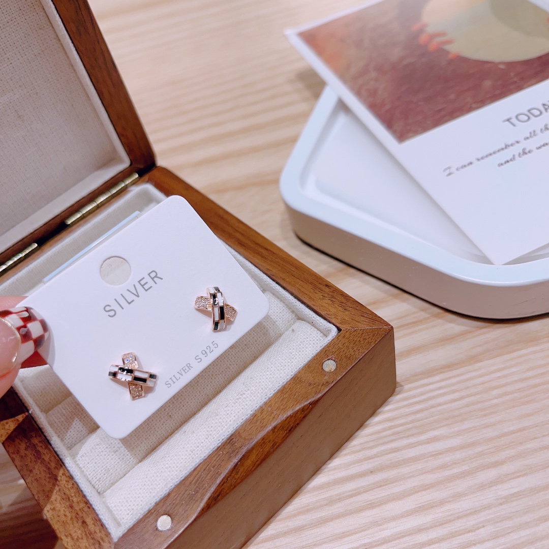 Feinsilber Ohrringe Weich Geschenk für sie Gold