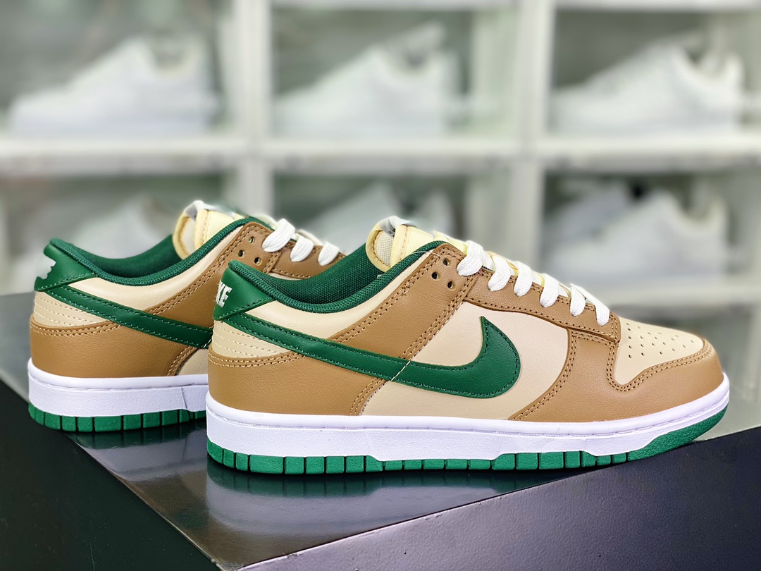 SB Dunk Retro Low”Tan Green”扣篮系列低帮板鞋“摩卡米棕绿”FB7160-231