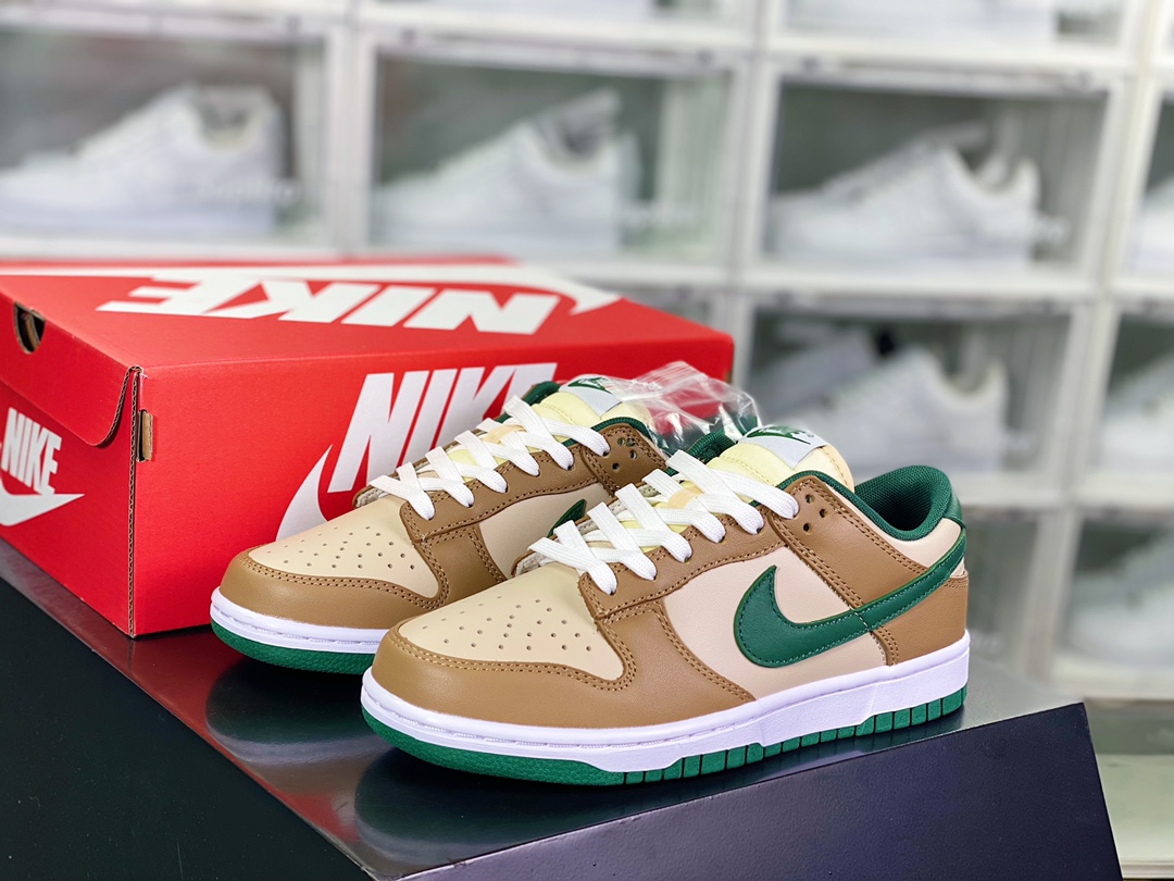 SB Dunk Retro Low”Tan Green”扣篮系列低帮板鞋“摩卡米棕绿”FB7160-231