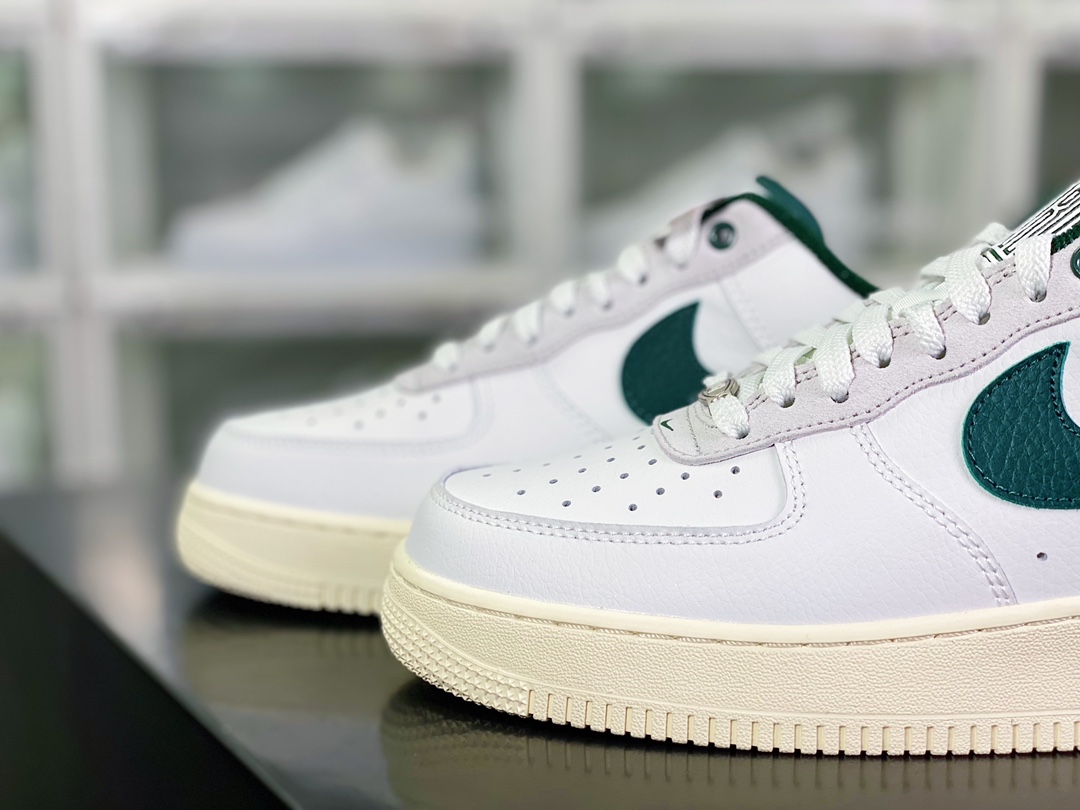 Air Force 1'07 Low ”Command Force” Air Force 1 ”Leather White Gray Dark Green Oxide Bottom” DR0148-102