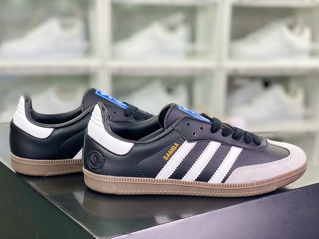 Adidas Originals Samba Vegan OG Samba Dance Series Gentleman's Moral Training Football Style Versatile Low Top FX9042