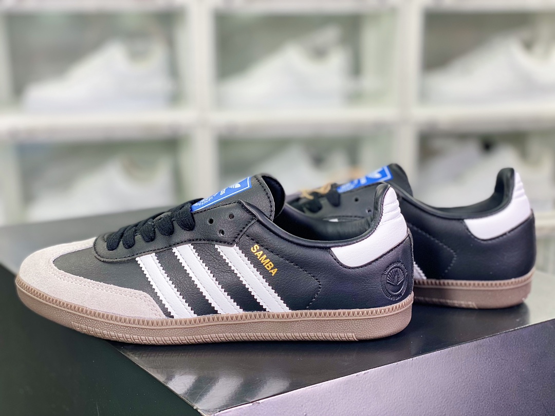 Adidas Originals Samba Vegan OG Samba Dance Series Gentleman's Moral Training Football Style Versatile Low Top FX9042