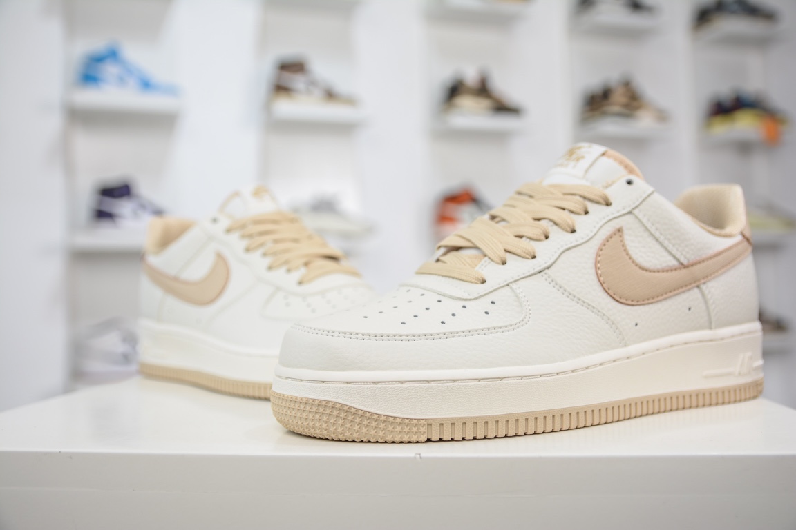 240 小红书爆款 Nike Air Force 1 Low '07 “米卡其”配色低帮空军一号休闲板鞋 GR5263-023