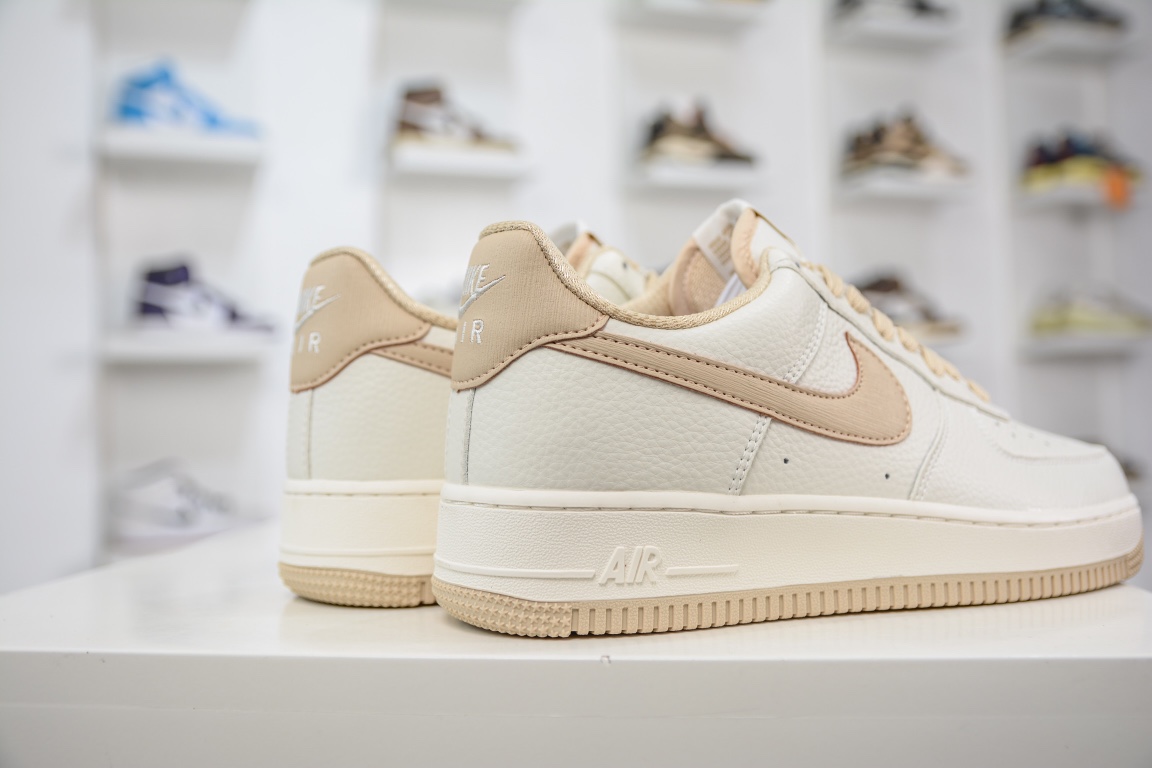 240 小红书爆款 Nike Air Force 1 Low '07 “米卡其”配色低帮空军一号休闲板鞋 GR5263-023