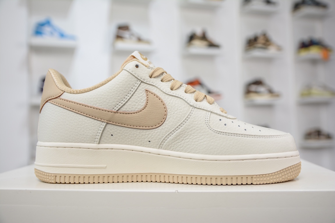 240 小红书爆款 Nike Air Force 1 Low '07 “米卡其”配色低帮空军一号休闲板鞋 GR5263-023