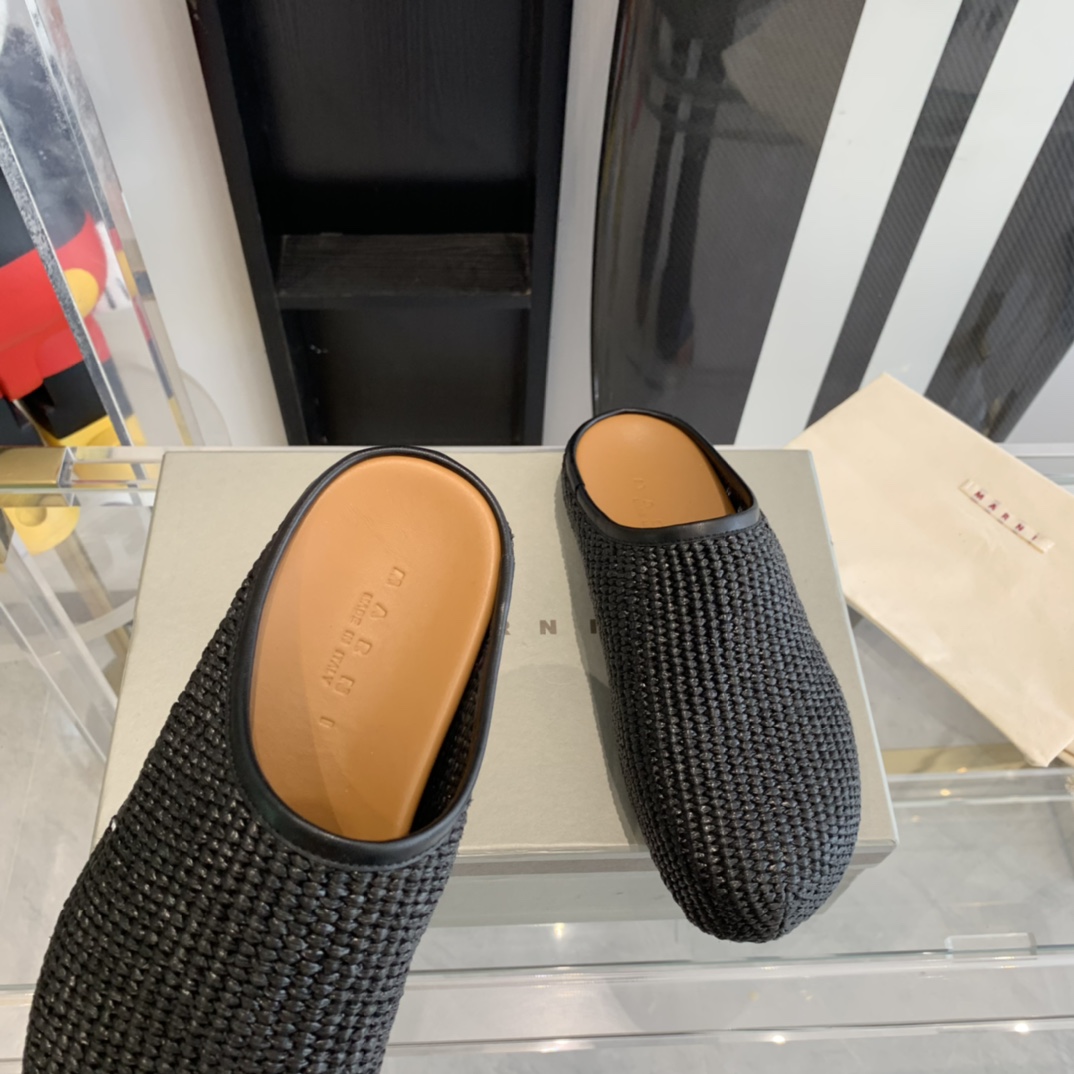 Unknown 240 23春夏新款拖鞋编织半拖