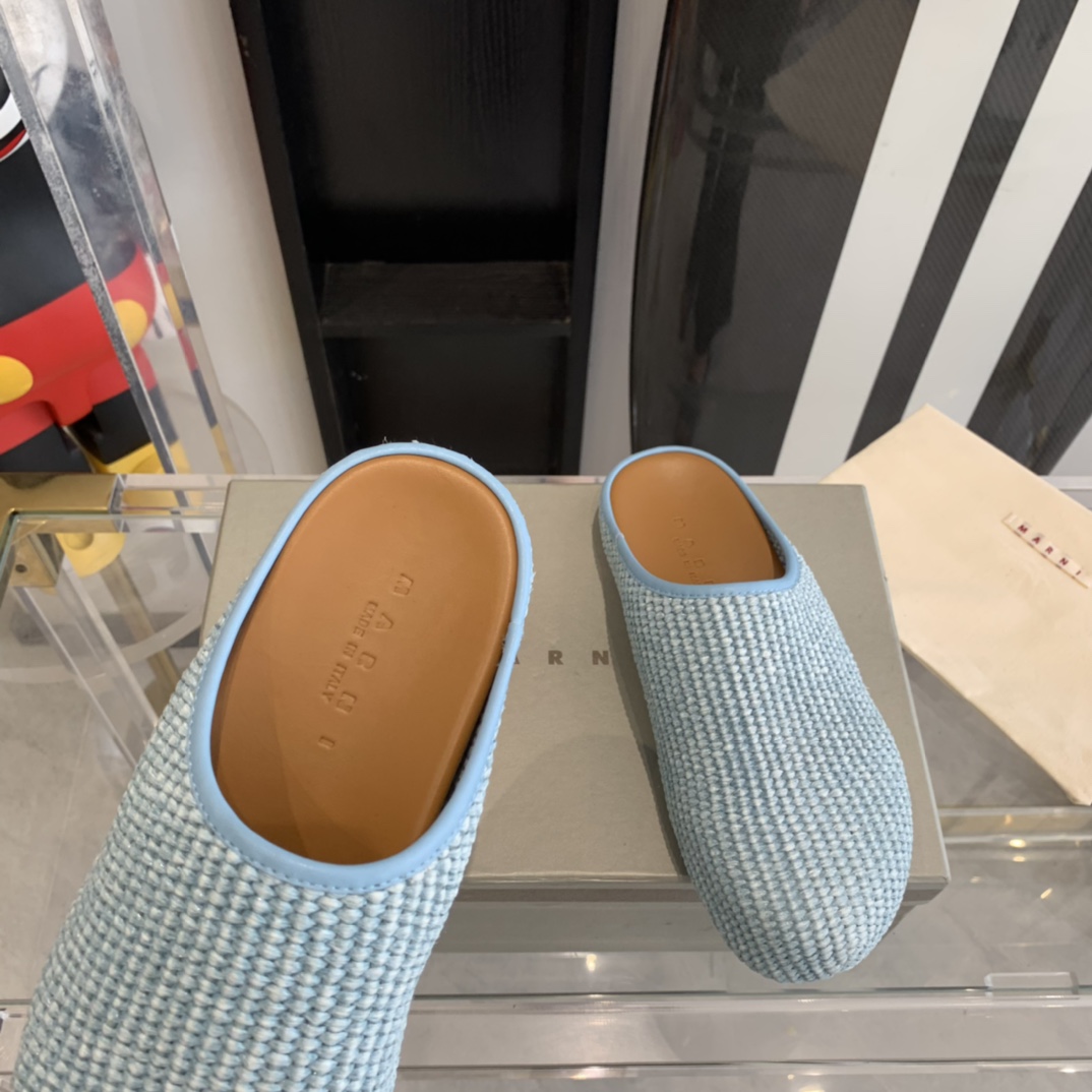Unknown 240 23春夏新款拖鞋编织半拖