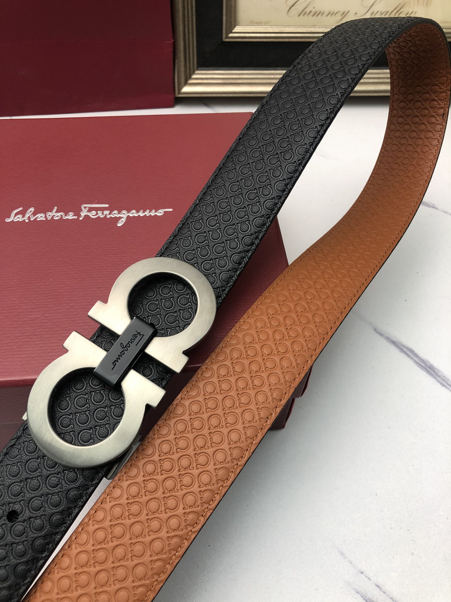 Ferragamo Luxury Designer Handbag Shoulder Crossbody Bag crafted in 5