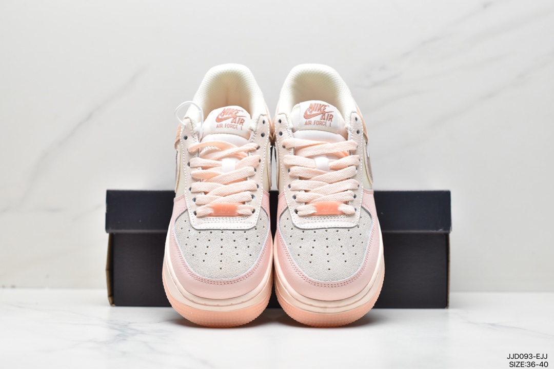 耐克Nike WMNS Air Force 1 Shadow 马卡龙空军一号轻量增高低帮 CI0919-100