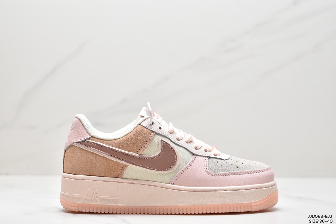 耐克Nike WMNS Air Force 1 Shadow 马卡龙空军一号轻量增高低帮 CI0919-100