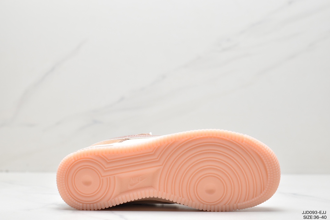 耐克Nike WMNS Air Force 1 Shadow 马卡龙空军一号轻量增高低帮 CI0919-100