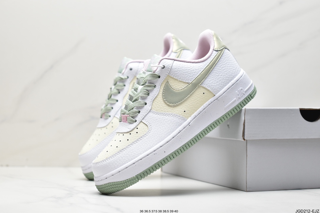 Nike Air Force 1'07 Low 抹茶粉 空军一号低帮休闲板鞋 DQ0360-100