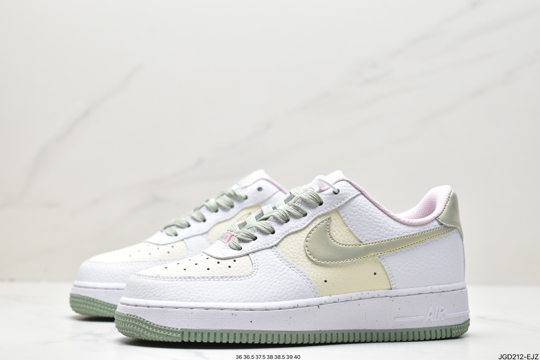 Nike Air Force 1'07 Low 抹茶粉 空军一号低帮休闲板鞋 DQ0360-100