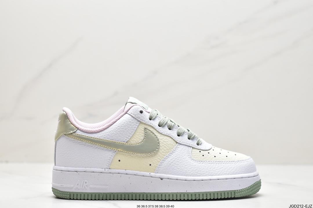 Nike Air Force 1’07 Low 抹茶粉 空军一号低帮休闲板鞋 DQ0360-100
