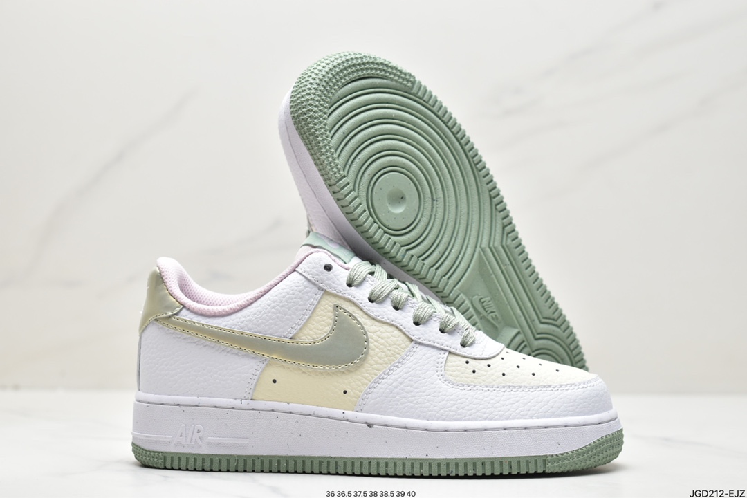 Nike Air Force 1'07 Low 抹茶粉 空军一号低帮休闲板鞋 DQ0360-100