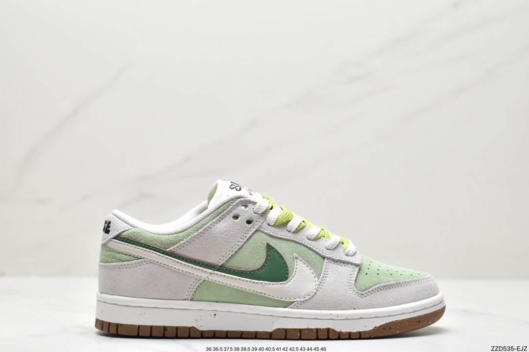 Nike Dunk Low SE “85” 白绿双勾四叶草 DO9457-100