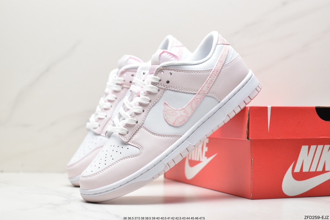 大厂性价比 Nike Dunk Low “Pink Paisley” 珍珠粉 FD1449-100