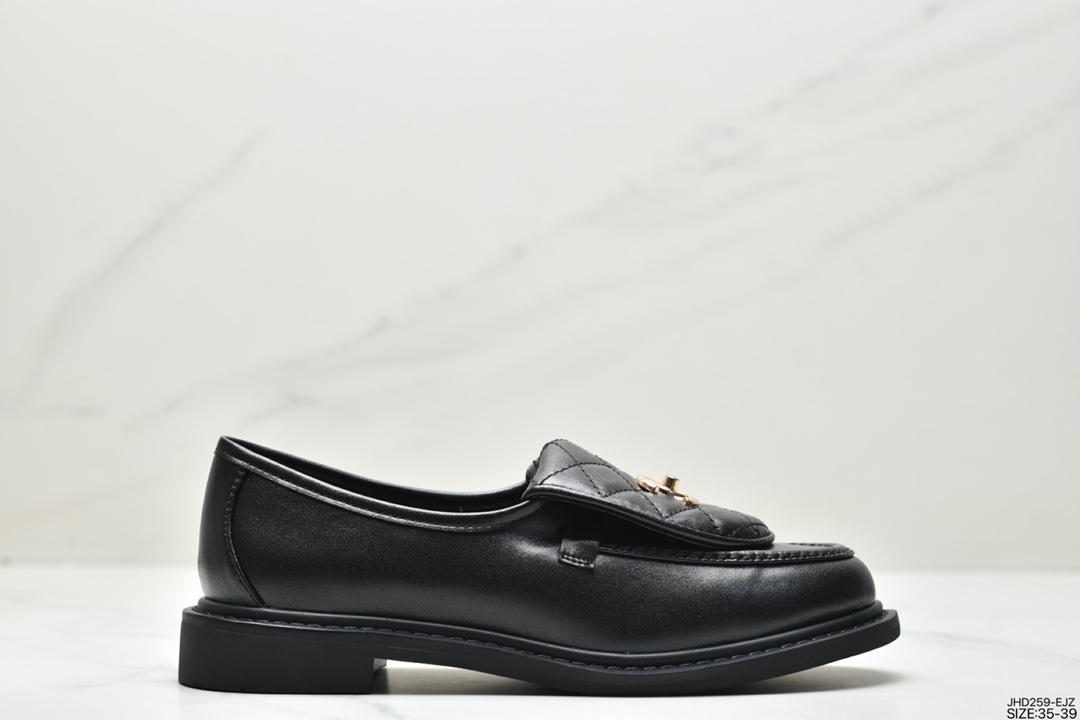 [Xiaoxiangfeng] The new buckle loafers are exquisite retro small leather shoes