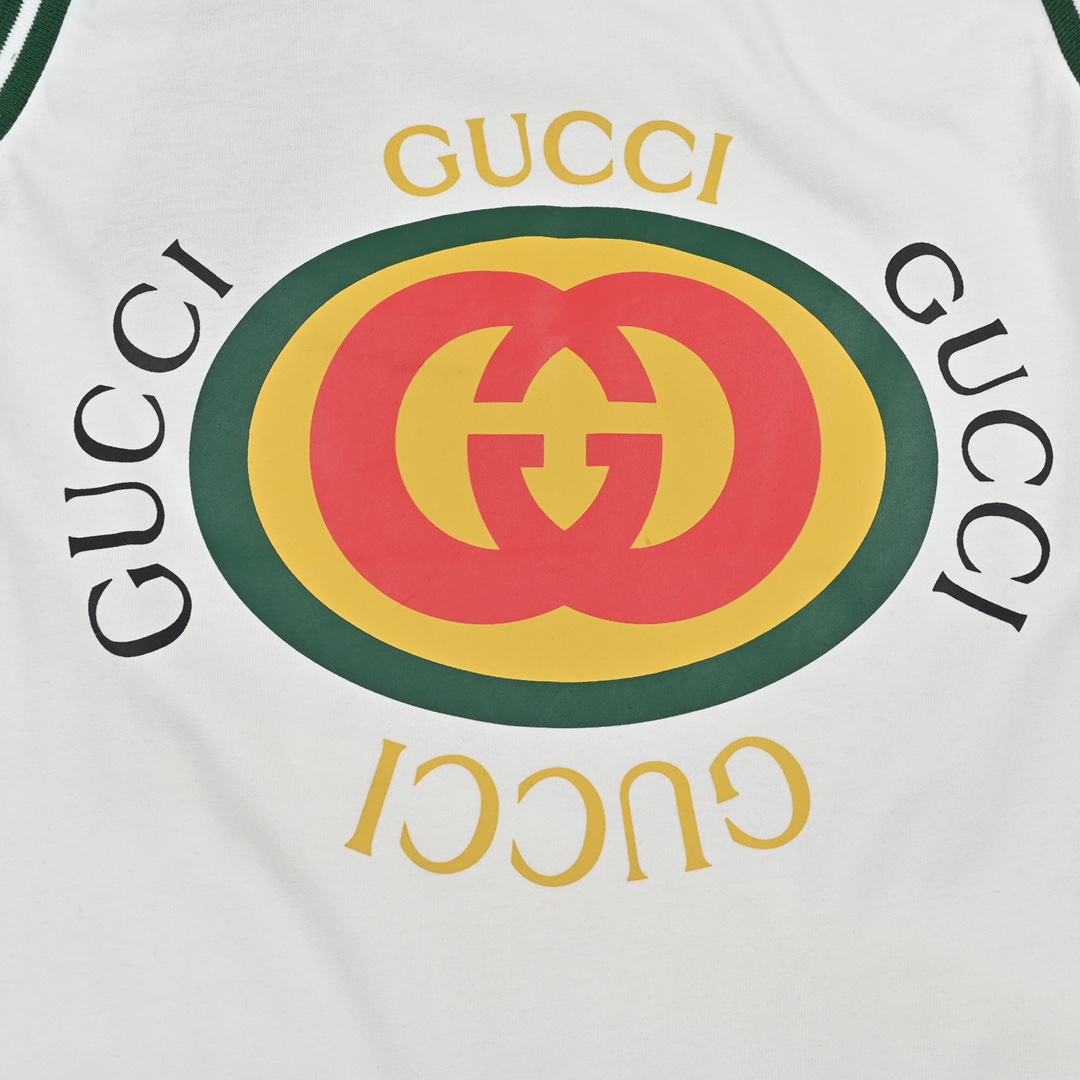 170 Gucci 22SS 大logo椭圆经典印花背心