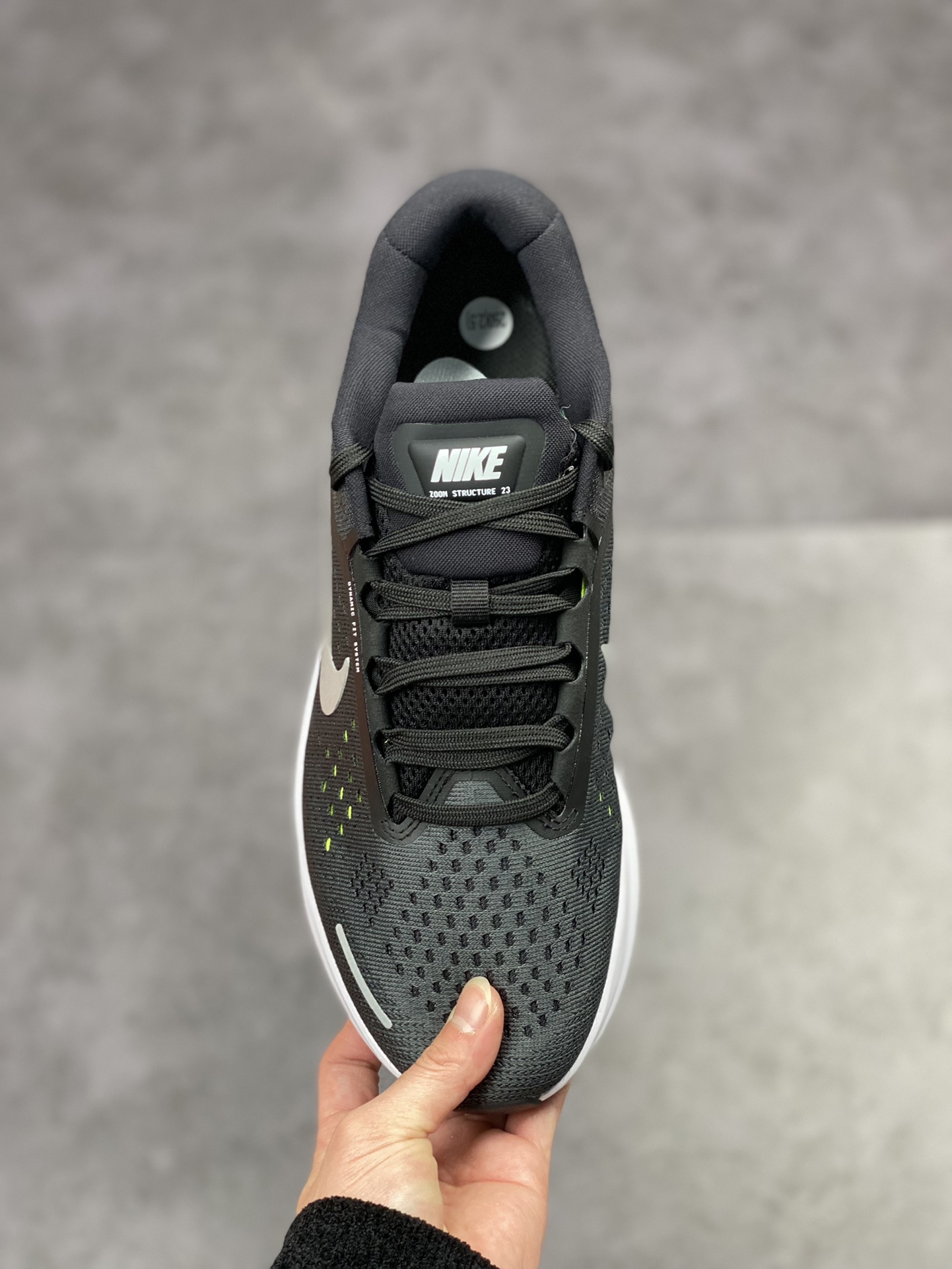 Nike Air Zoom Structure 登月 23代 网面透气跑鞋 CZ6720-010