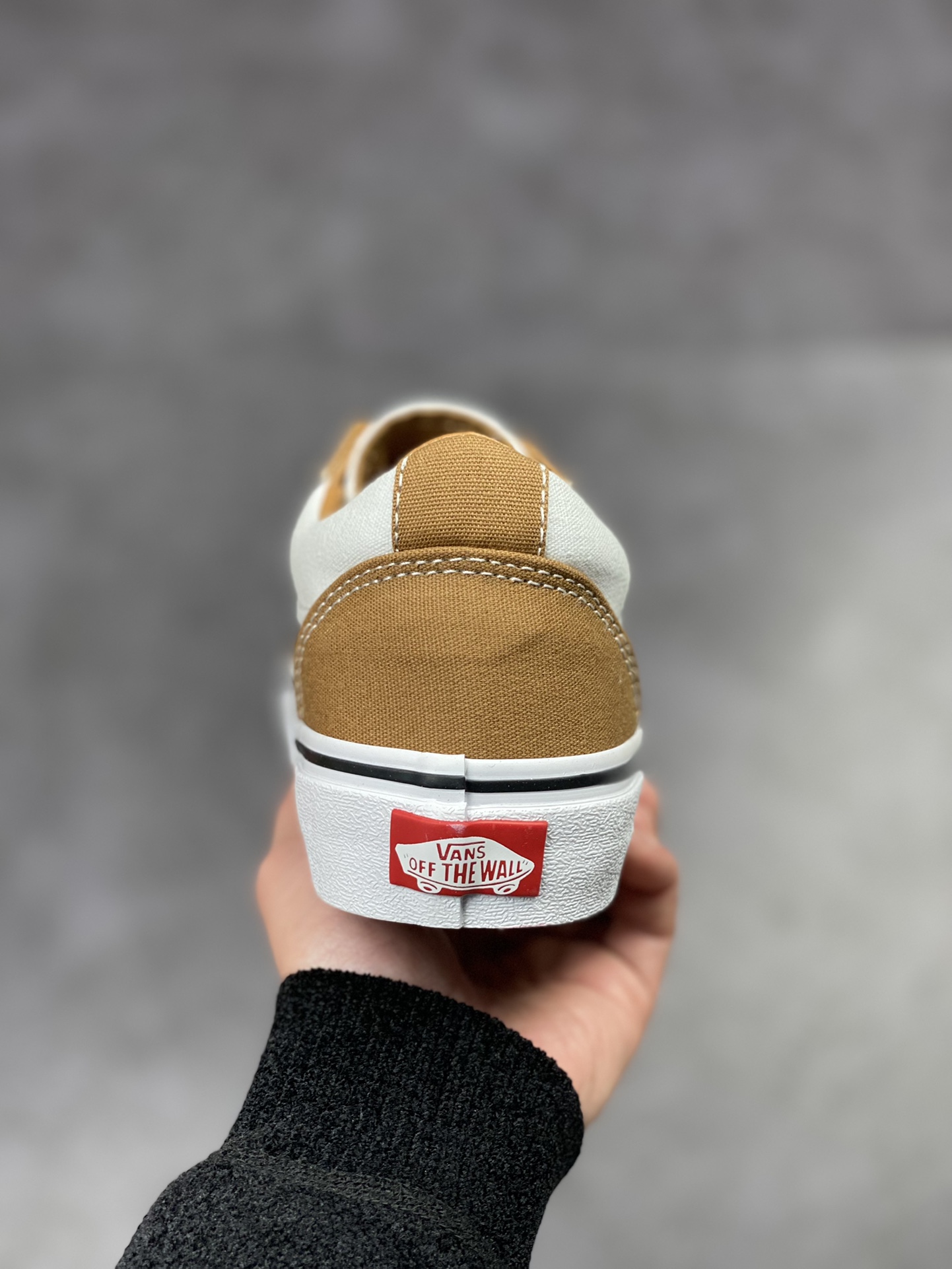 Vans official Ward retro coffee brown color matching American street style men's canvas shoes