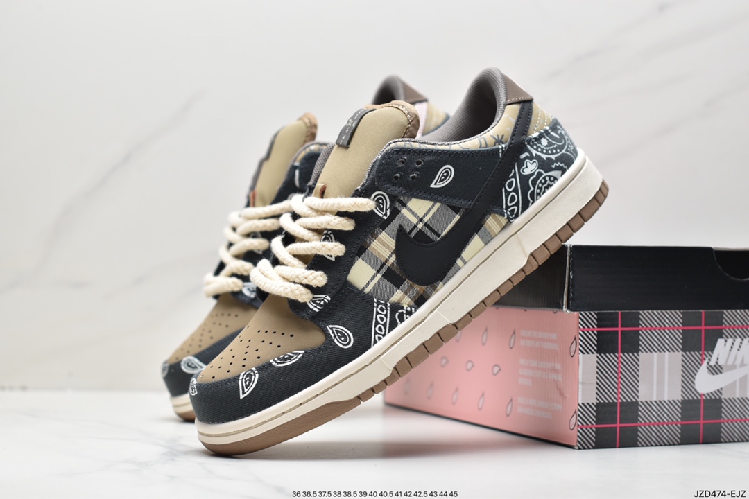 Travis Scott × SB Dunk Low 腰果花 CT5053-001