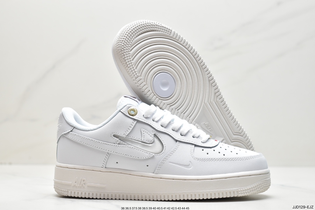 Nike Air Force 1 Low '07 PRM 40周年 米色 空军一号低帮运动休闲板鞋 DQ7664-100
