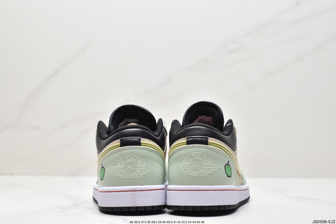 独家定制 AS Nike Air Jordan 1 Low 解构红白绿官方同步新色 553558-062