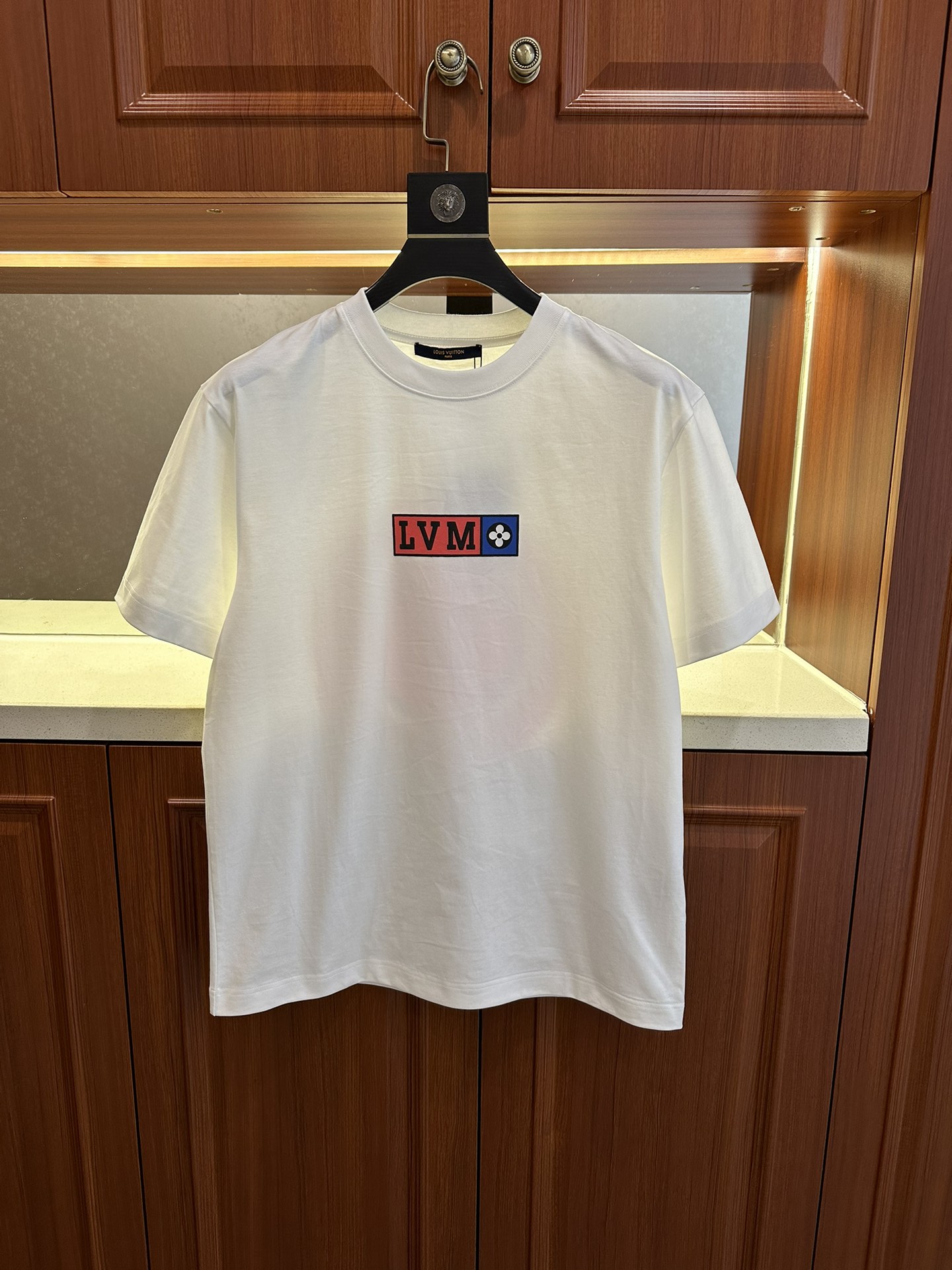 Louis Vuitton mirror quality
 Clothing T-Shirt Black White Combed Cotton Spring/Summer Collection