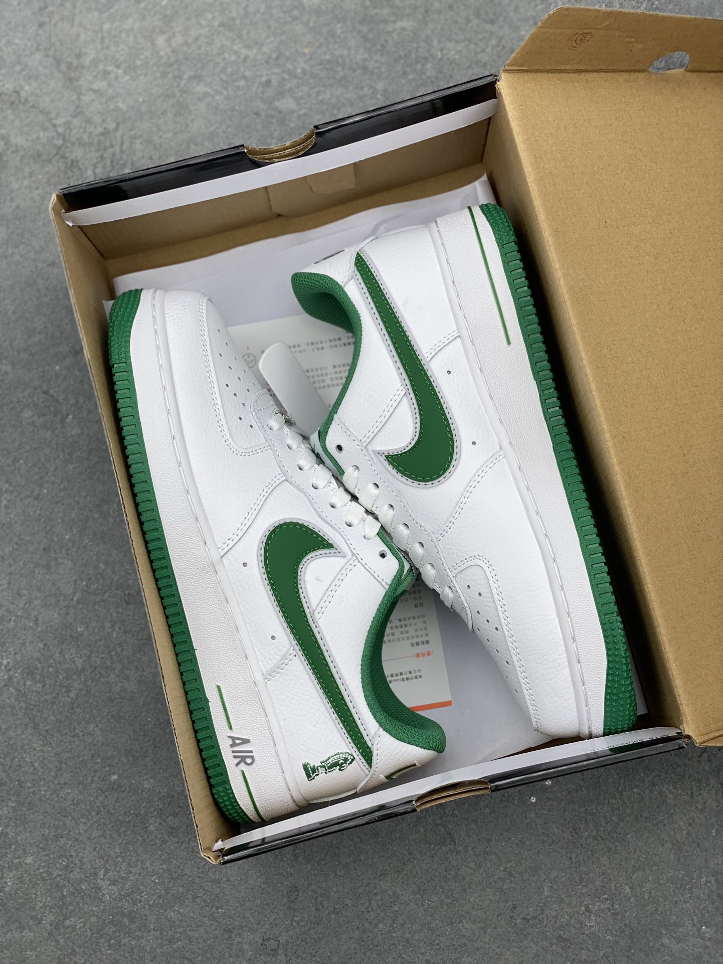 Nike Air Force 1 Low White/Green FB9128-100, Full-Length Air Cushioning 10 i1678568130 461 8